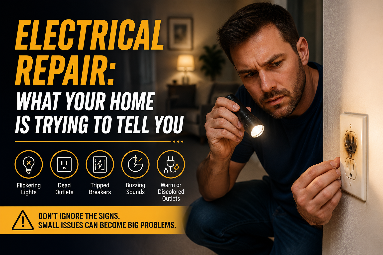 Electrical Repair: What Your Home Is Trying to Tell You