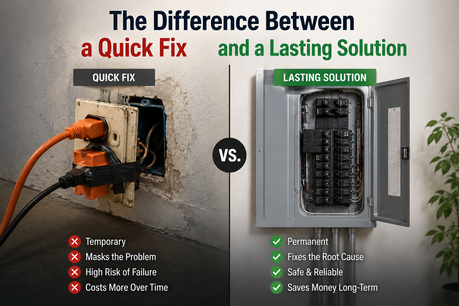 The Difference Between a Quick Fix and a Lasting Solution