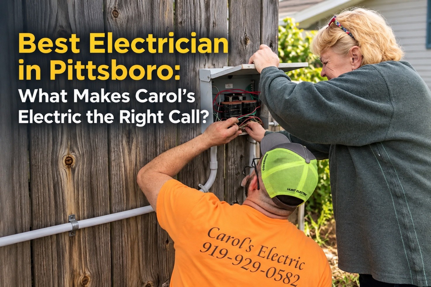 Best Electrician in Pittsboro: What Makes Carol’s Electric the Right Call?